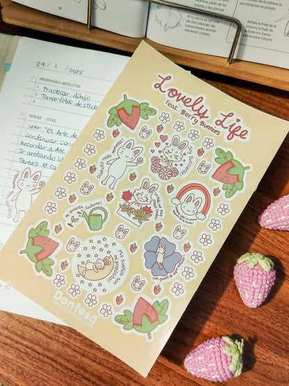 Lovely Life - sticker sheet