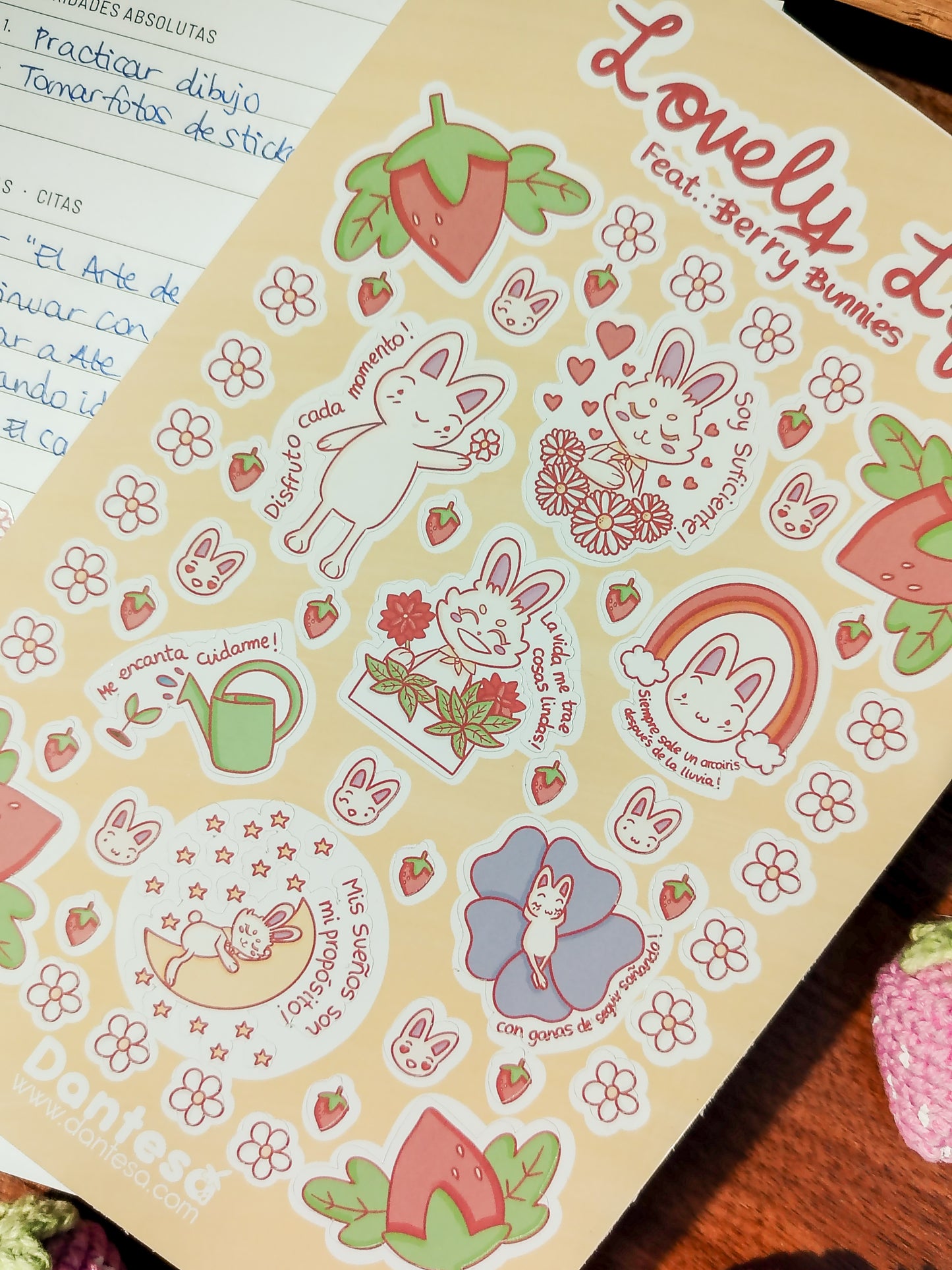 Lovely Life - sticker sheet